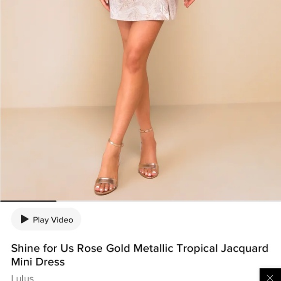 Lulu's Cream Sheath Mini Dress Square Neck Sleeveless - Picture 2 of 3